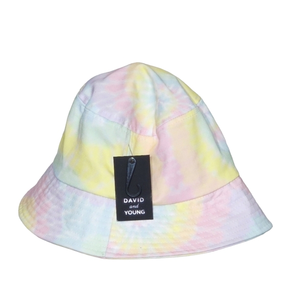 David and Young Accessories - David and Young Pastel Tie Dye Bucket Hat